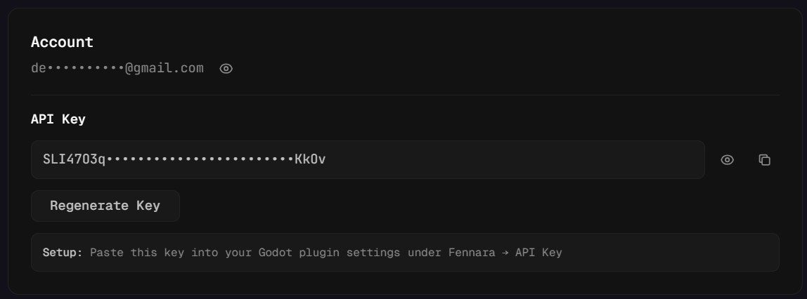 API key ready